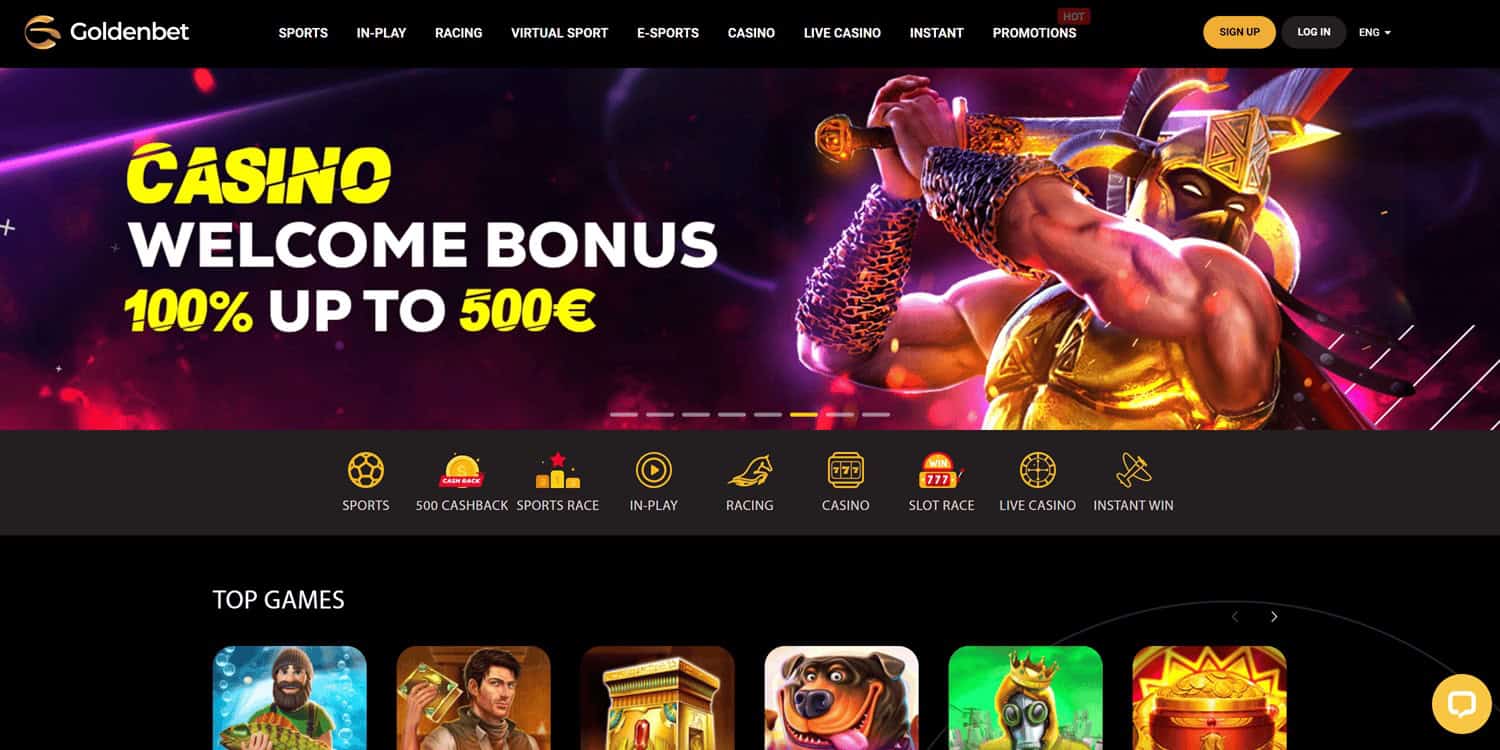 Goldenbet casino - no ID verification casino with instant withdrawals